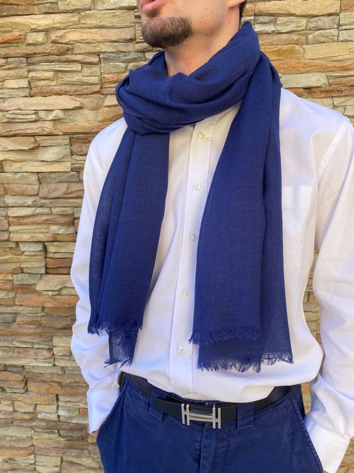 Sciarpa Stola 100% Lana Naturale - Unisex-Premium per la vendita all'ingrosso da parte di Maison Unik Accessoires