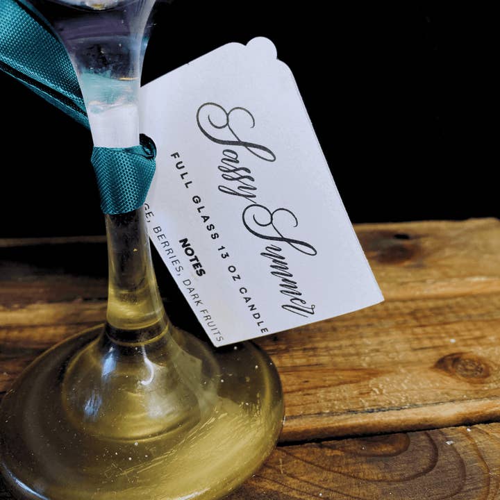 Aroma On The Rocks - Wholesale Novelty Candle - Sassy Summer Full Glass3