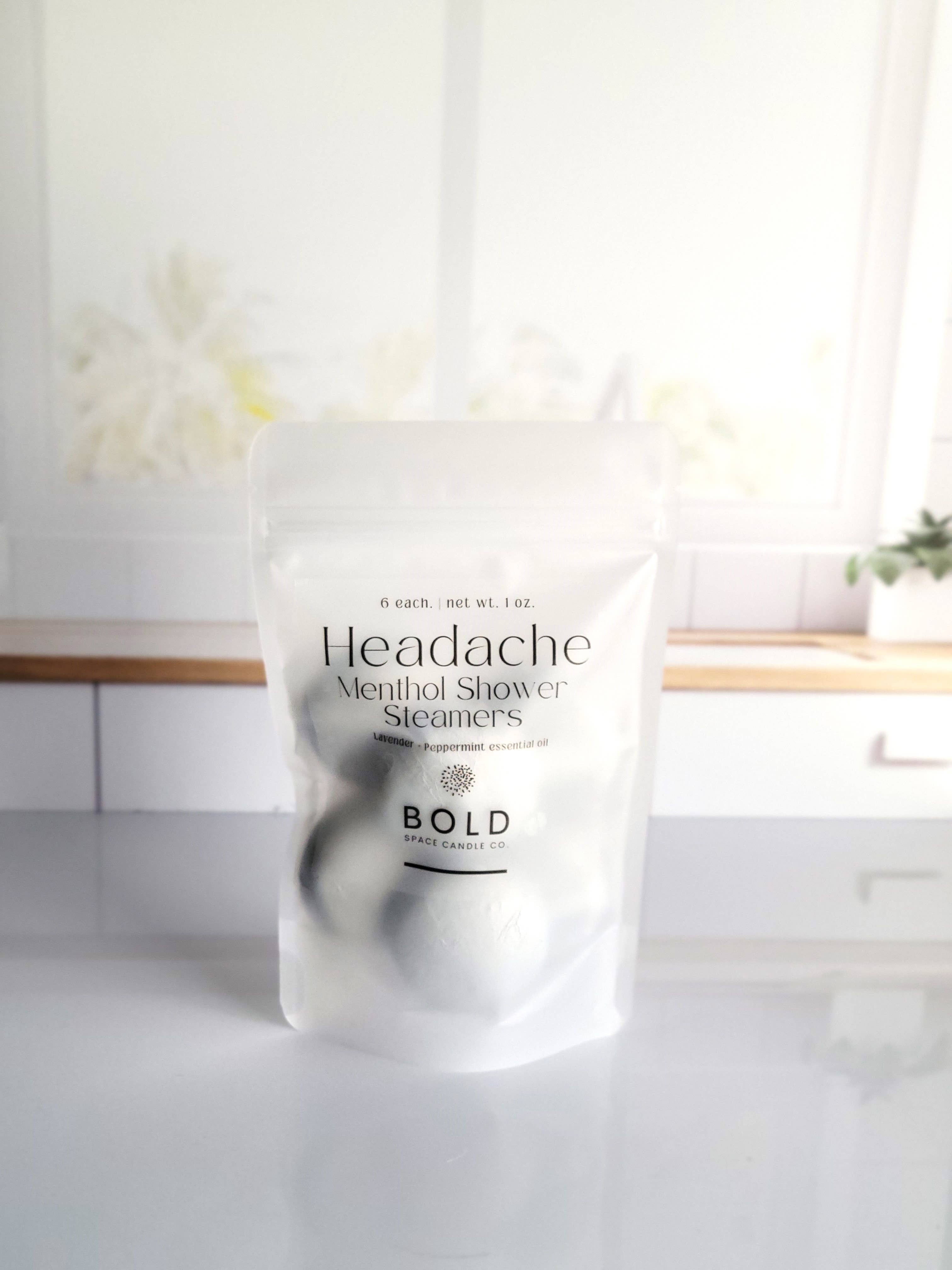 Bold Space Candle Co. – Engroshandel Brusefordamper/bombe – Hovedpineaflastende brusebomber – Lavendel + Pebermynte 6 stk4