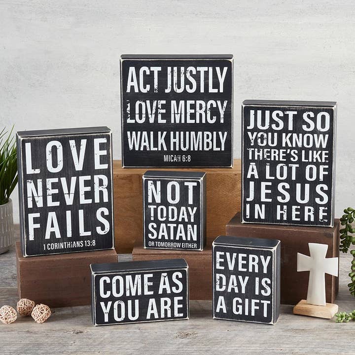 Faithworks by Creative Brands - Wholesale Sign - Box Sign - Just So You Know