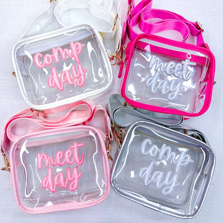 ABLNco - Wholesale Patch - white meet day sticker adhesive patch clear stadium bag