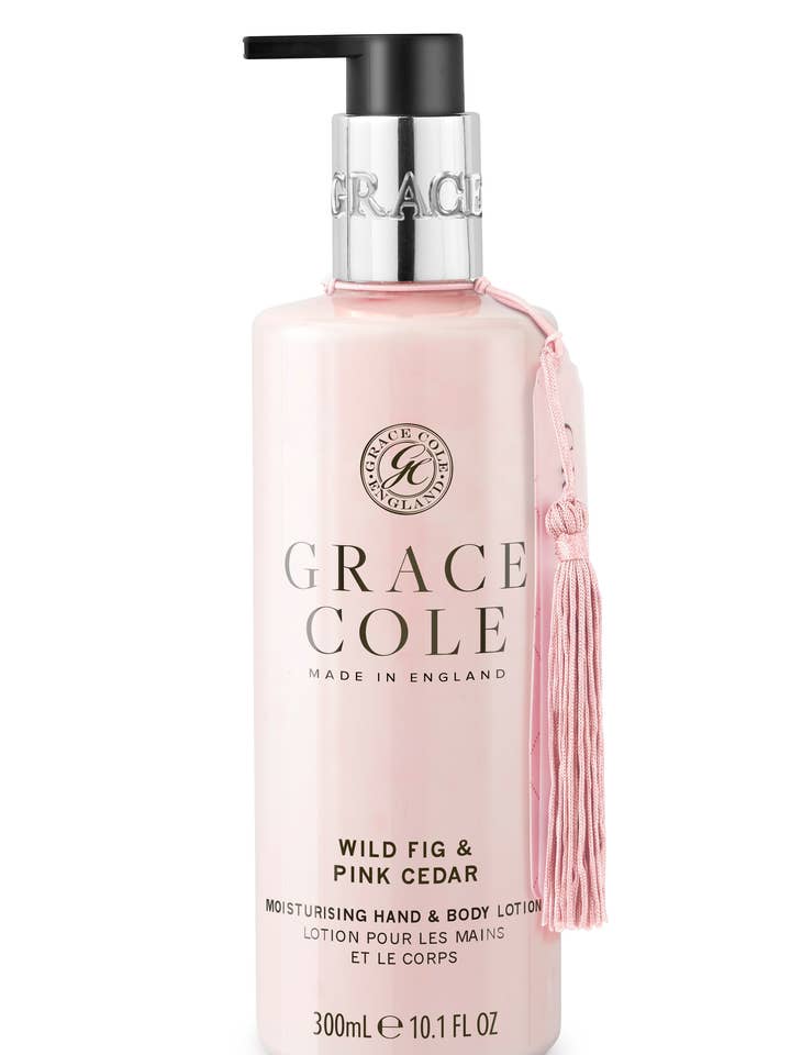 Wild Fig & Pink Cedar Hand & Body Lotion 300ml for wholesale by Grace Cole