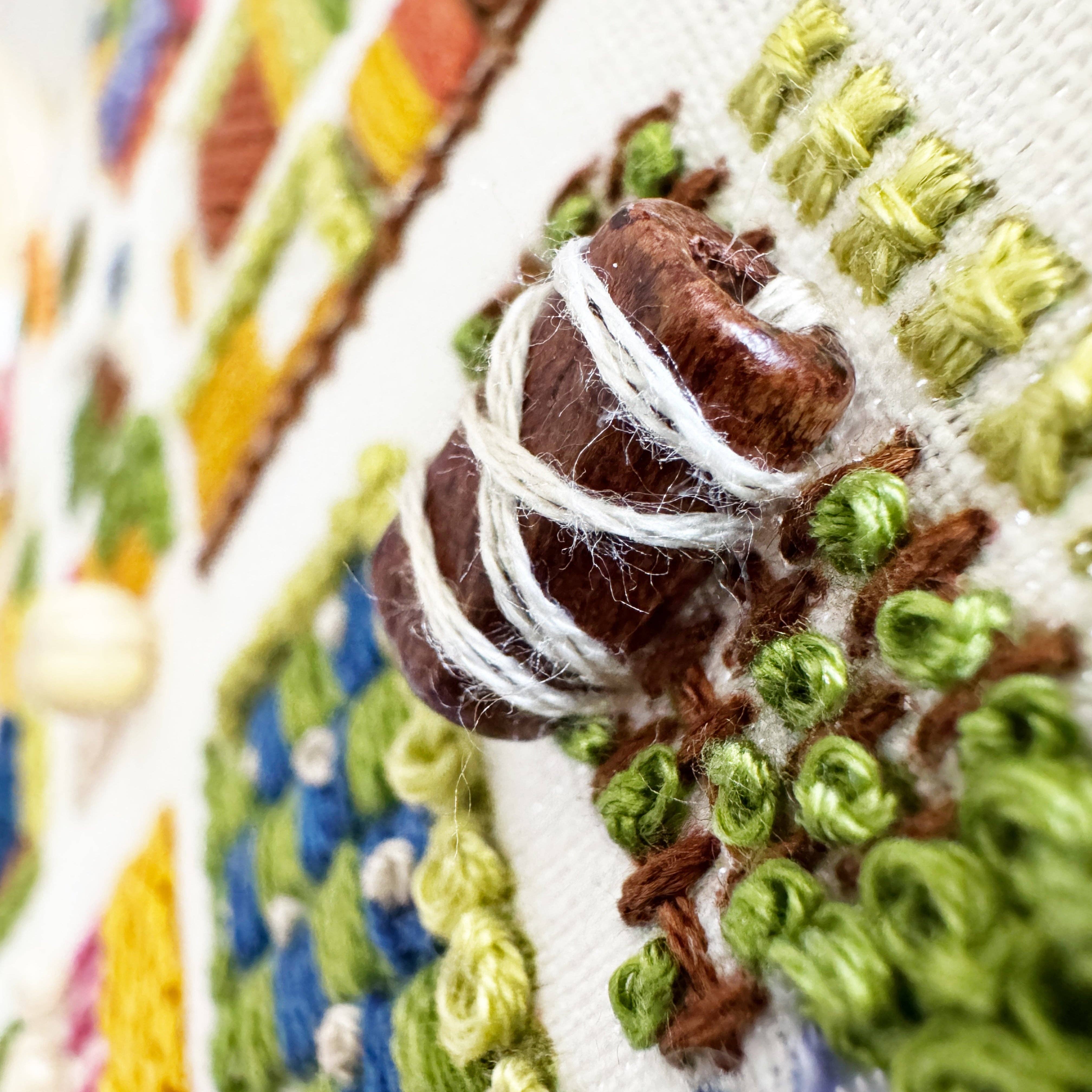 Rosanna Diggs Embroidery - Wholesale Embroidery/Cross Stitch Supplies - August in the Garden - Advanced Embroidery Kit4