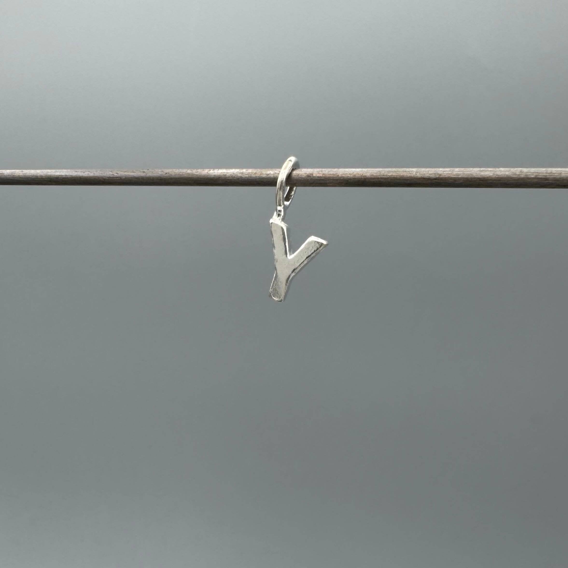 Something Silver - Wholesale Individual Charm/Pendant - Perfect Little Block Letter Initial Charm51