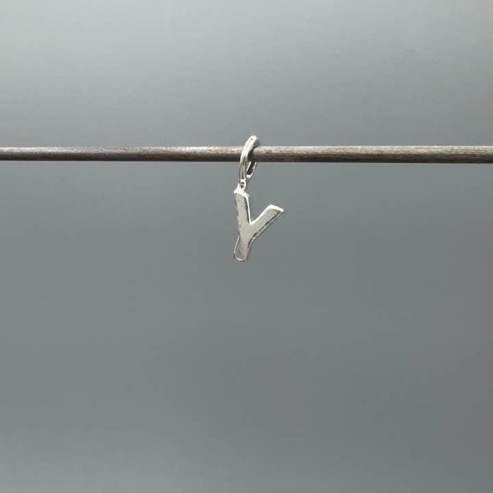 Something Silver - Wholesale Individual Charm/Pendant - Perfect Little Block Letter Initial Charm51