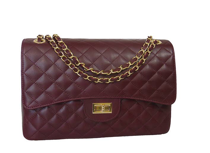 Canetti Roberto - Wholesale Shoulder Bag - Women's - QUILTED LEATHER SHOULDER BAG 1208