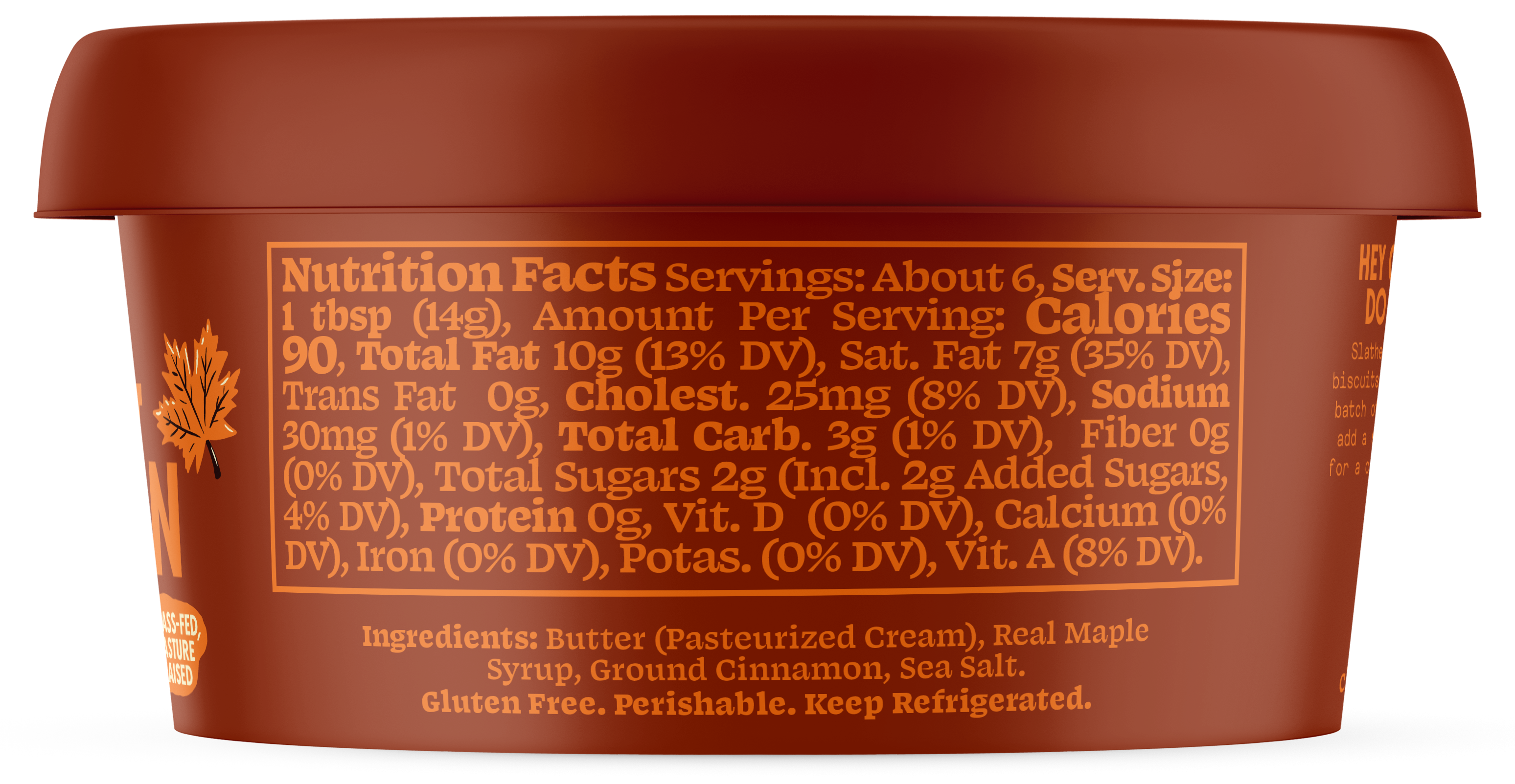 Churn Foods - Wholesale Butter - Maple & Cinnamon Butter1