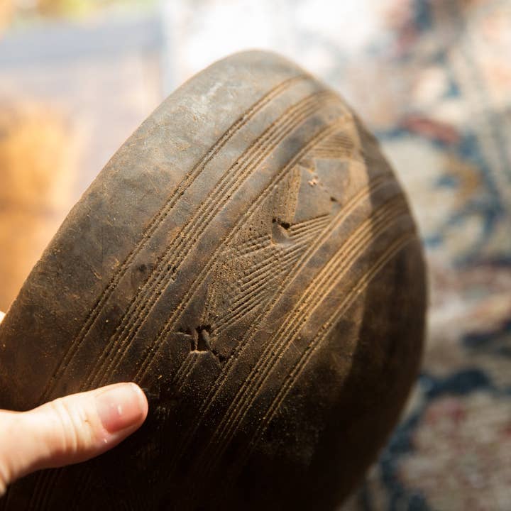 Old New House - Vente Assiettes/plats/bols de décoration - Bol en bois africain vintage1