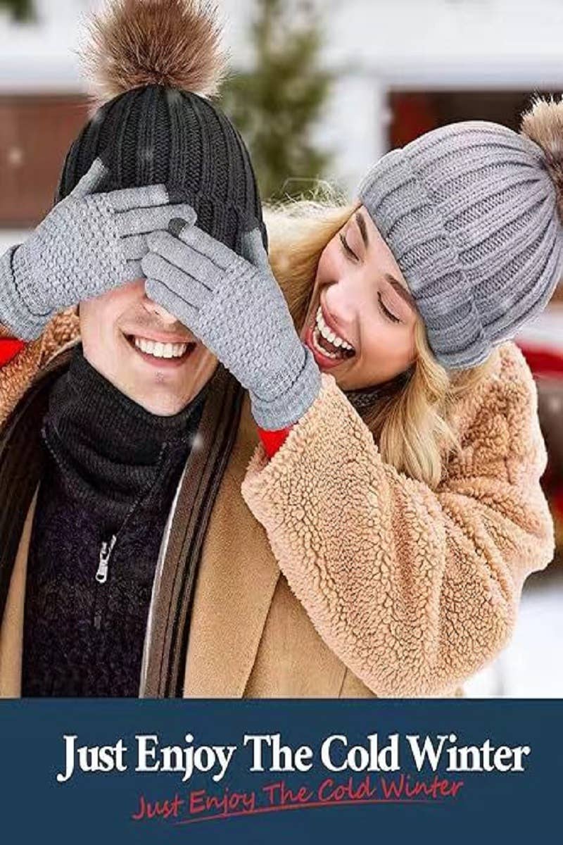 42POPS – Großhandel Beanie – Damen – Gerippte Strickmütze mit Bommel9