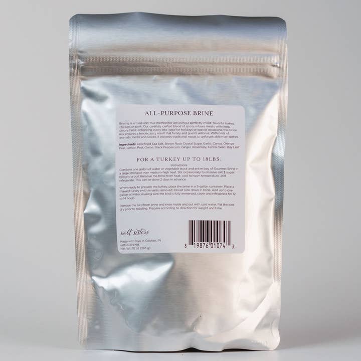Salt Sisters - Wholesale Dried Spice Mix - All-Purpose Brine Seasoning Mix - 10 oz1
