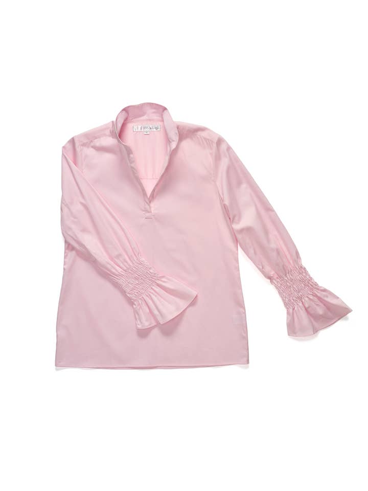 The Smocked Tunic in Ballerina Pink for wholesale on Faire
