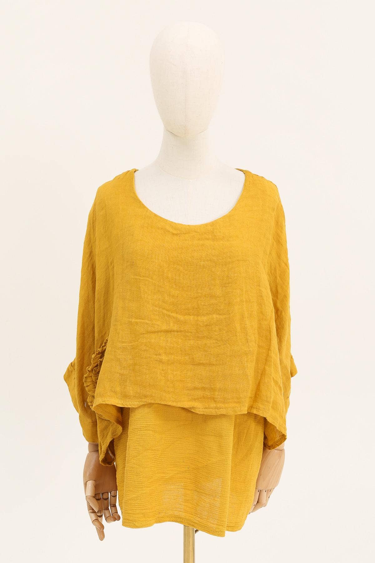 la maison des fibres naturelles - Wholesale Tunic - Women's - Linen tunic lined with cotton 87070 50% linen 50% cotton16