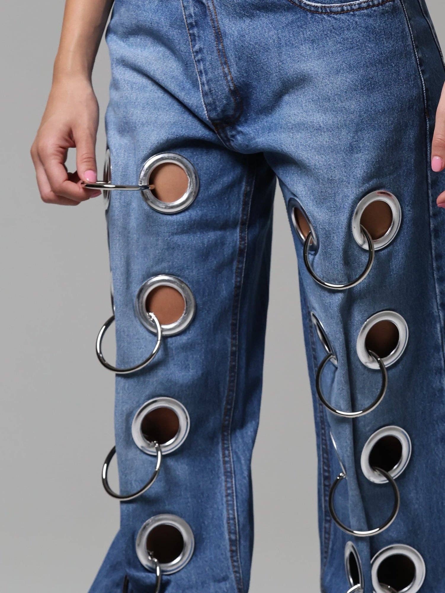GiSar - Venta al por mayor Vaqueros - Mujer - MOSQUETÓN ANILLO1