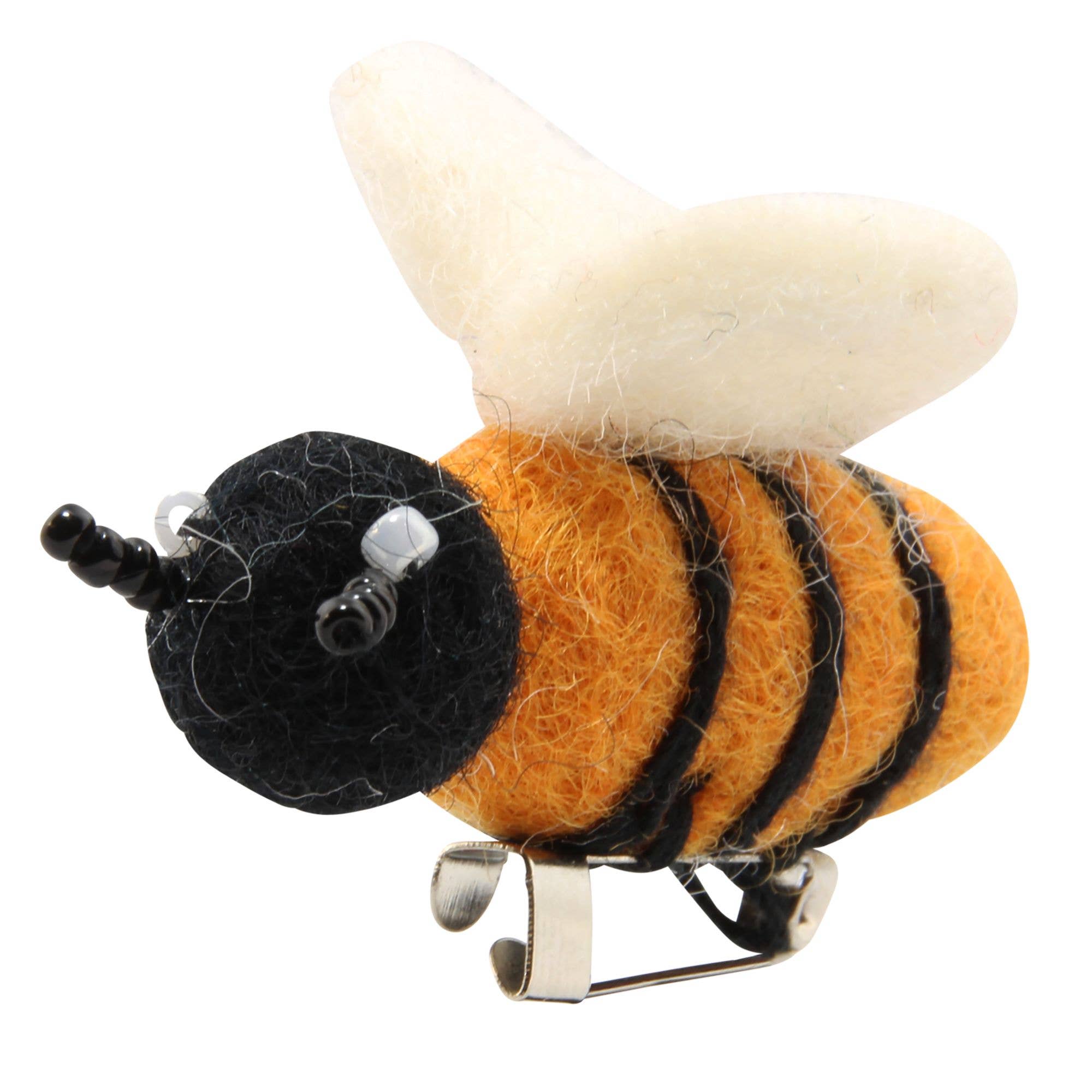 Tribal Trade GmbH - Wholesale Brooch - Brooch Pin Felt Bumblebee0