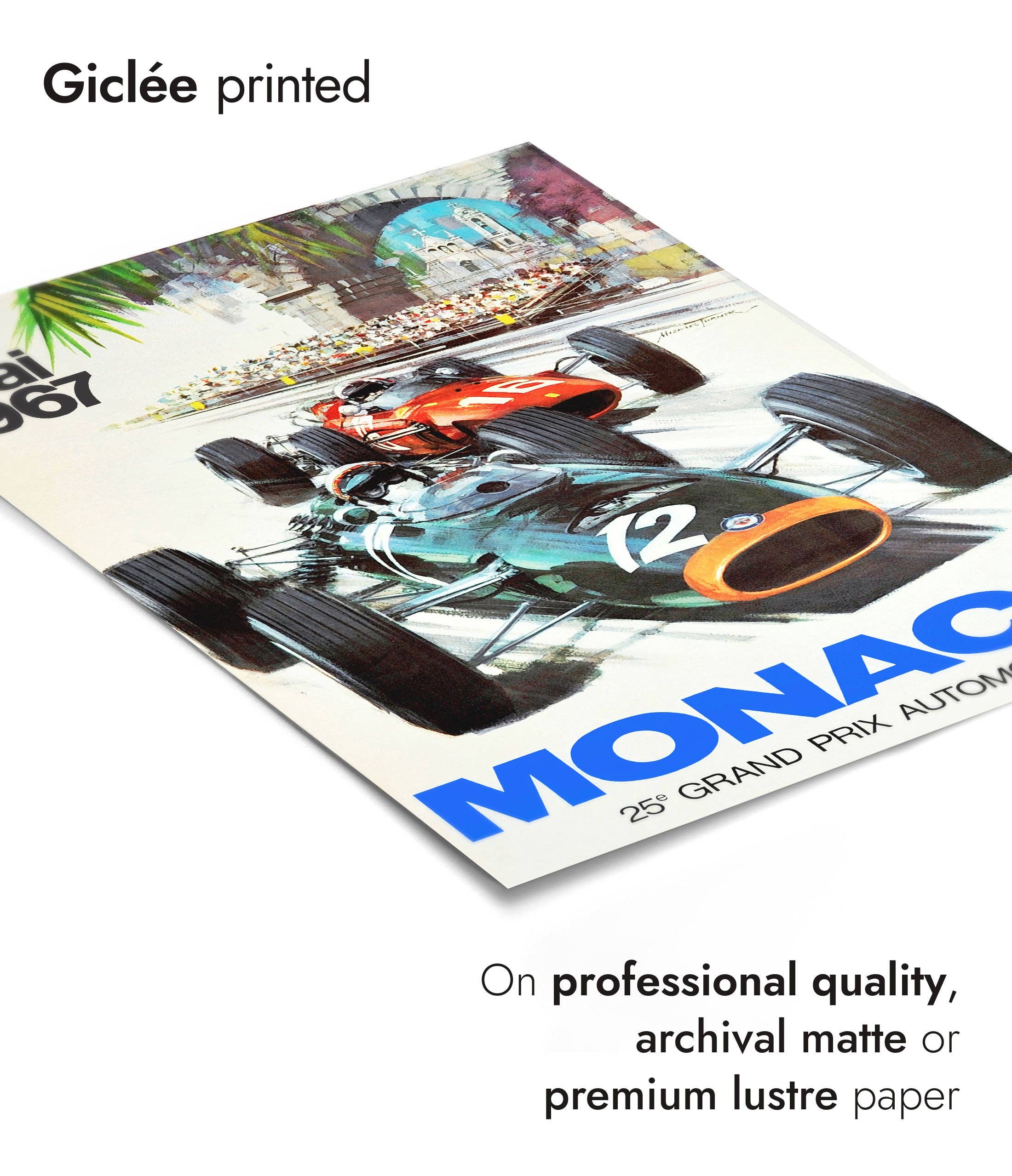 Animato – wholesale Poster – Monacos Grand Prix - 19672