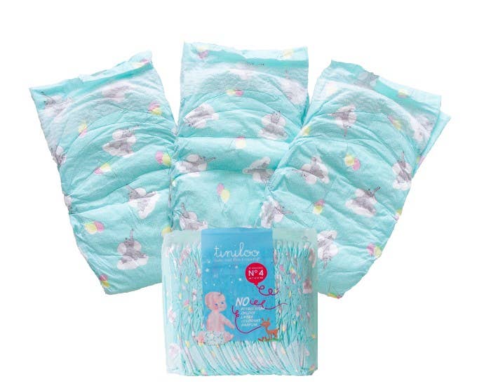 Tiniloo - Vente Couches en tissu – bébé - Couches écologiques taille 4 - 7 à 18 kg - 27 couches8