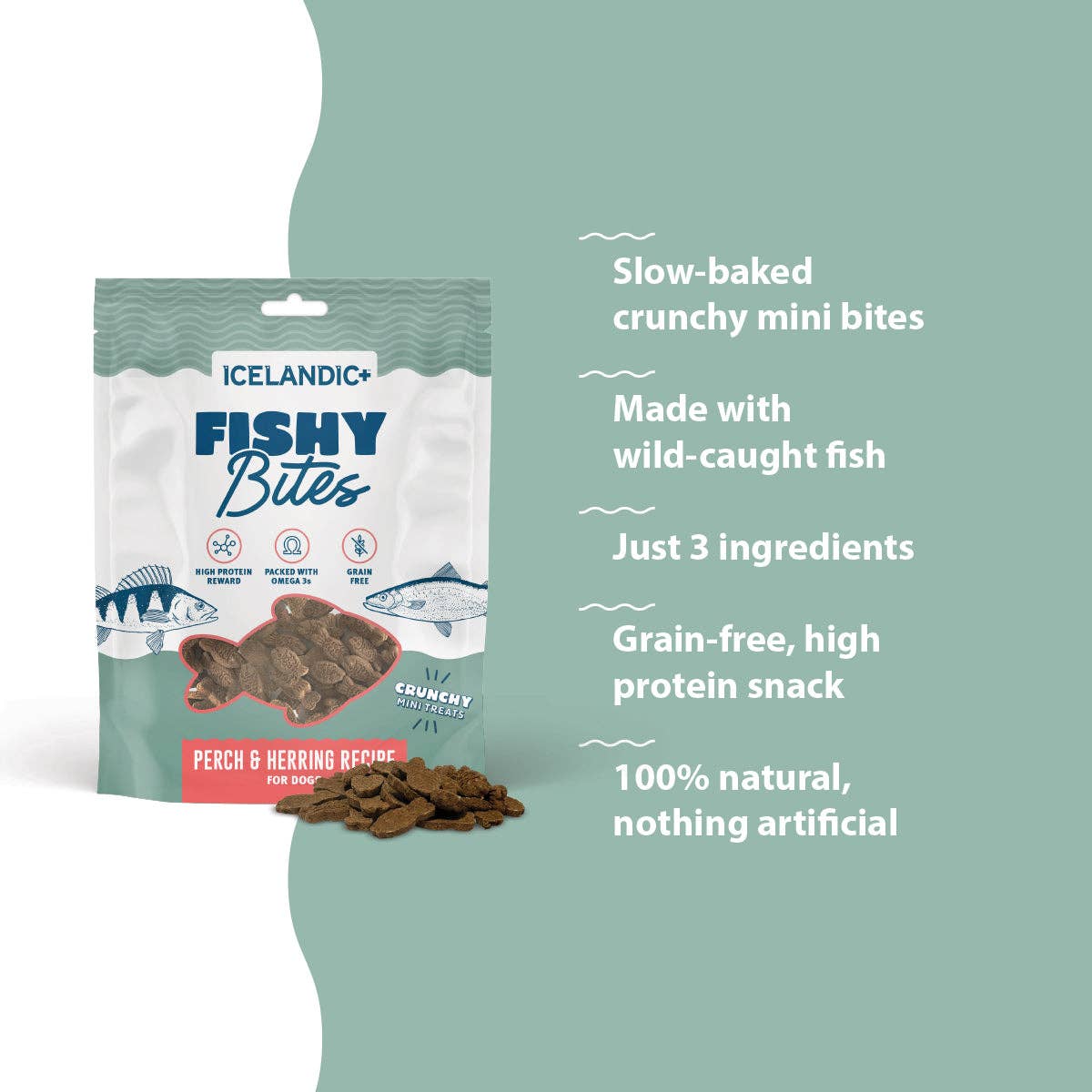 Icelandic+ - Wholesale Pet Treats - Dog - Fishy Bites Treats for Dogs2