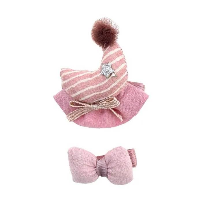 🎀 Children's Hairpin Set Hat and Bow for wholesale by Miss Minna