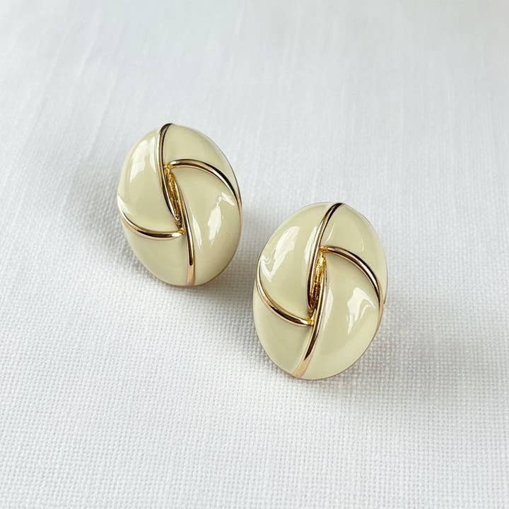 Ellemadera - Wholesale Stud/Post Earrings - Vintage Inspired Drip Oil Earrings1