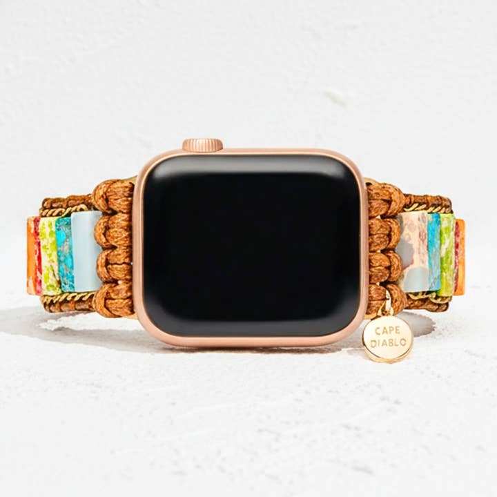 Bracelet de montre Apple Protection Chakra de guérison pour la vente par Cape Diablo