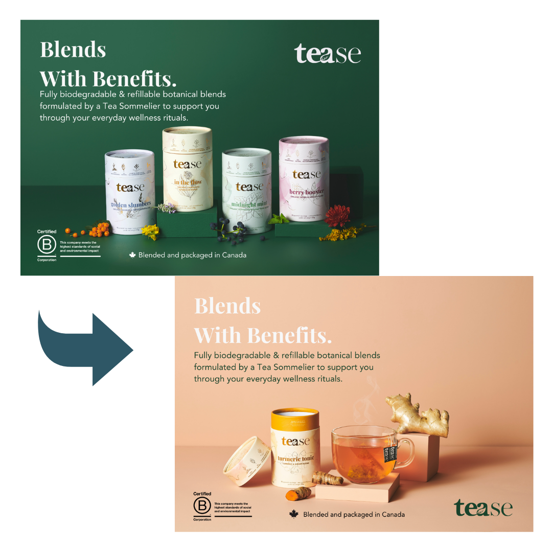 Tease | Wellness Tea Blends + Accessories – Großhandel Einzelhändler*innen-Display – Beauty & Wellness – Regal-Talker0