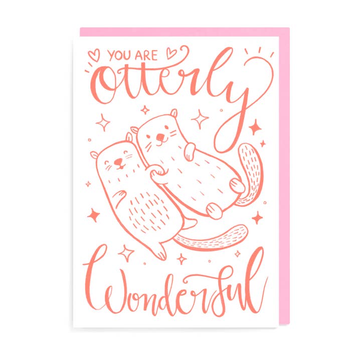 Otter-ly Wonderful for wholesale by URGHH Card Co.
