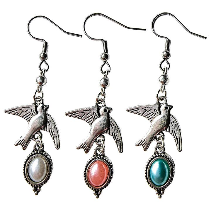 Vintage Sparrow Earrings for wholesale by Cheeky Trendy