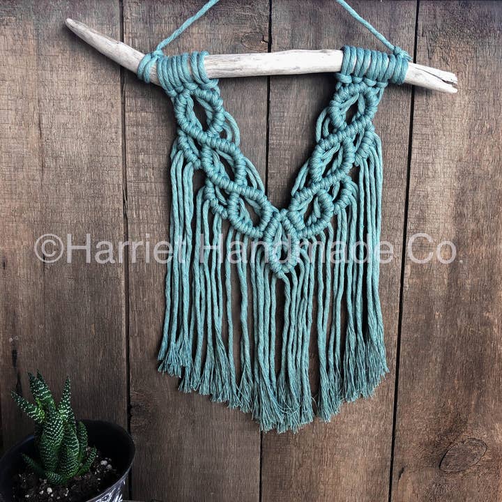 30+ Colors Medium Size Macrame Wall Hanging for wholesale by Harriet Handmade Co.