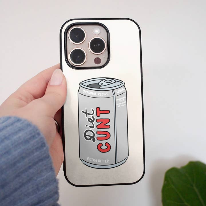 Diet Cunt | Phone Case for wholesale by Wisdom and Wonder Designs