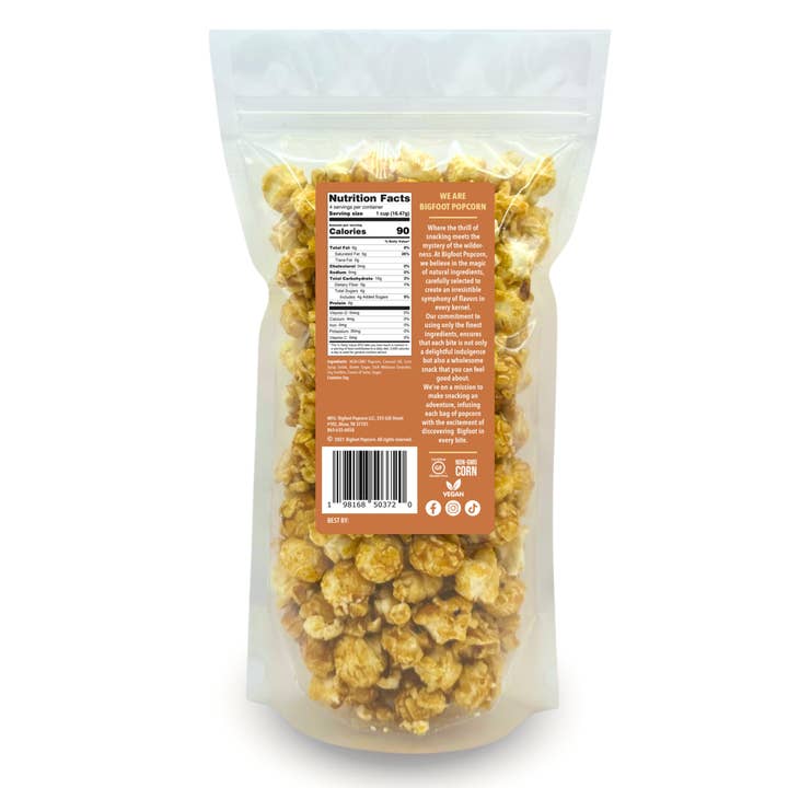 Bigfoot Popcorn - Wholesale Popcorn - Caramel Gourmet Popcorn1