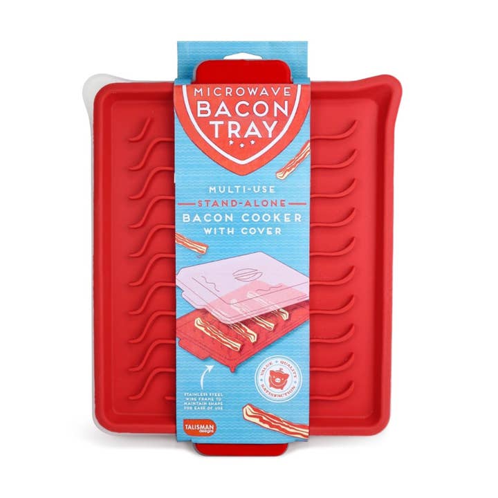 TALISMAN DESIGNS – wholesale Kitchen tool/gadget – Microwave Bacon Tray with Cover