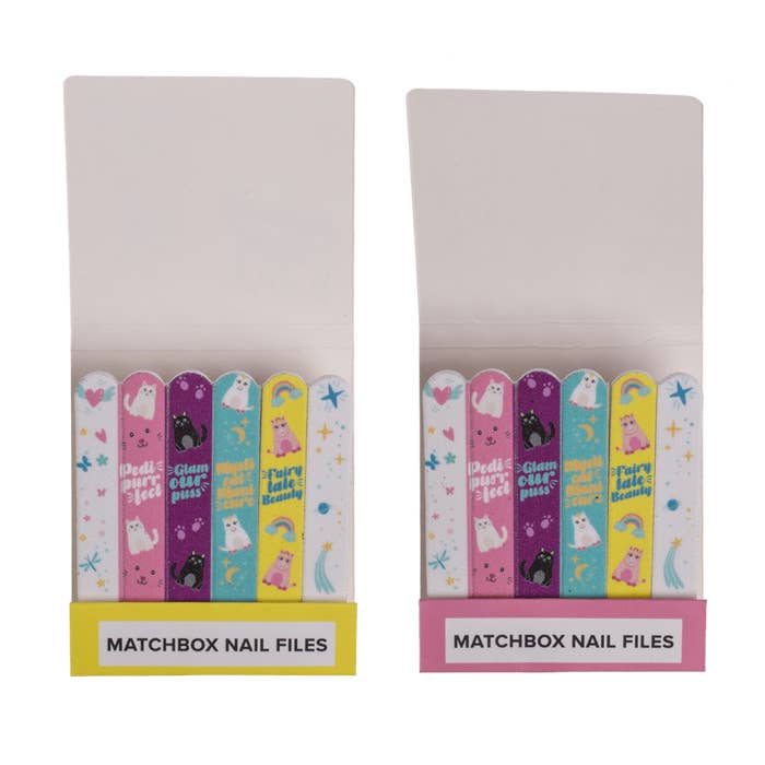Out of the blue KG - Wholesale Nail File - Matchbox nail files, ca. 5,5 x 5,8 cm,3