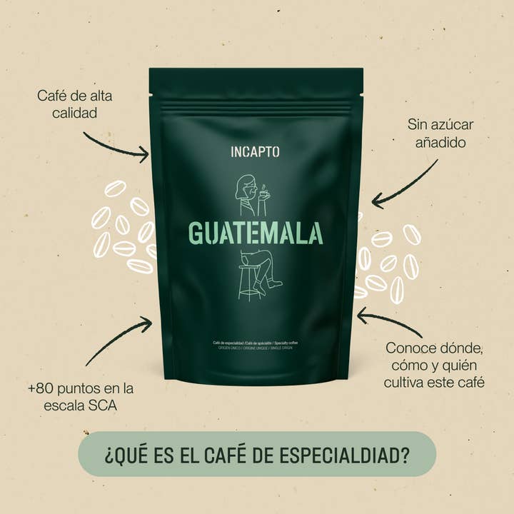 INCAPTO COFFEE - Vendita all'ingrosso Caffè in grani - Caffè specialty da chicchi di origine Guatemala 100% Arabica1