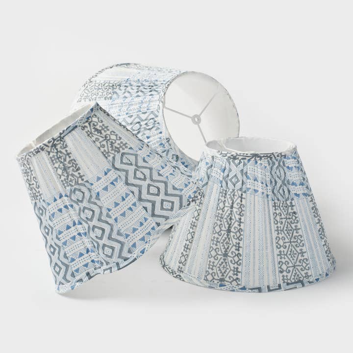 Mela Artisans - Wholesale Lamp Shade - Palewave Pattern Lamp Shades