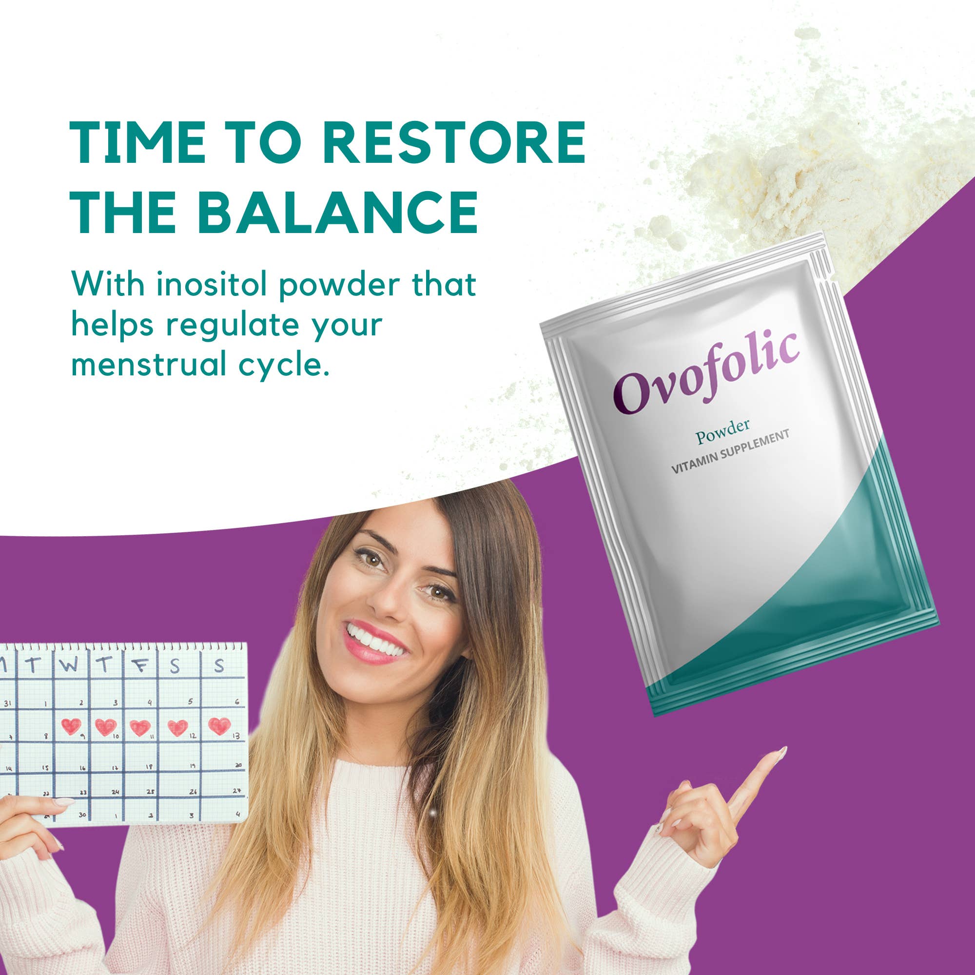 Elan Healthcare - Wholesale Oral Supplement/Vitamin - Ovofolic Inositol Combination Supplement for Hormone Balance1