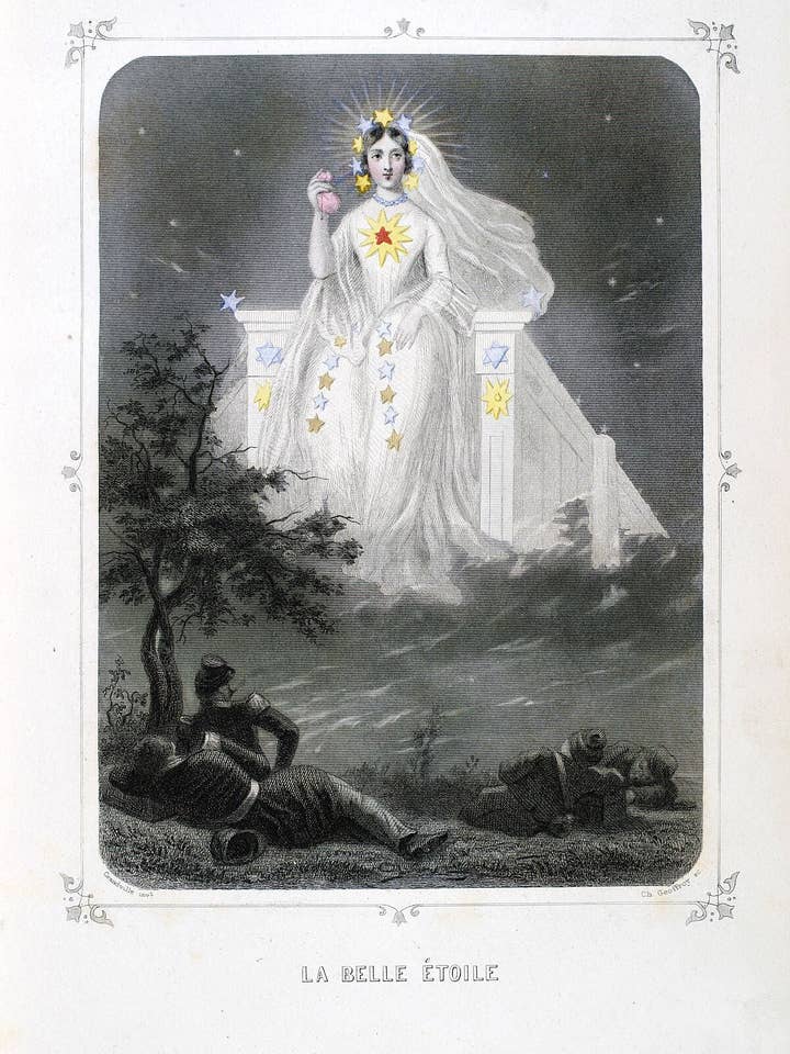 La Belle Etoile by JJ Grandville - 1849 for wholesale by Flashback Shop
