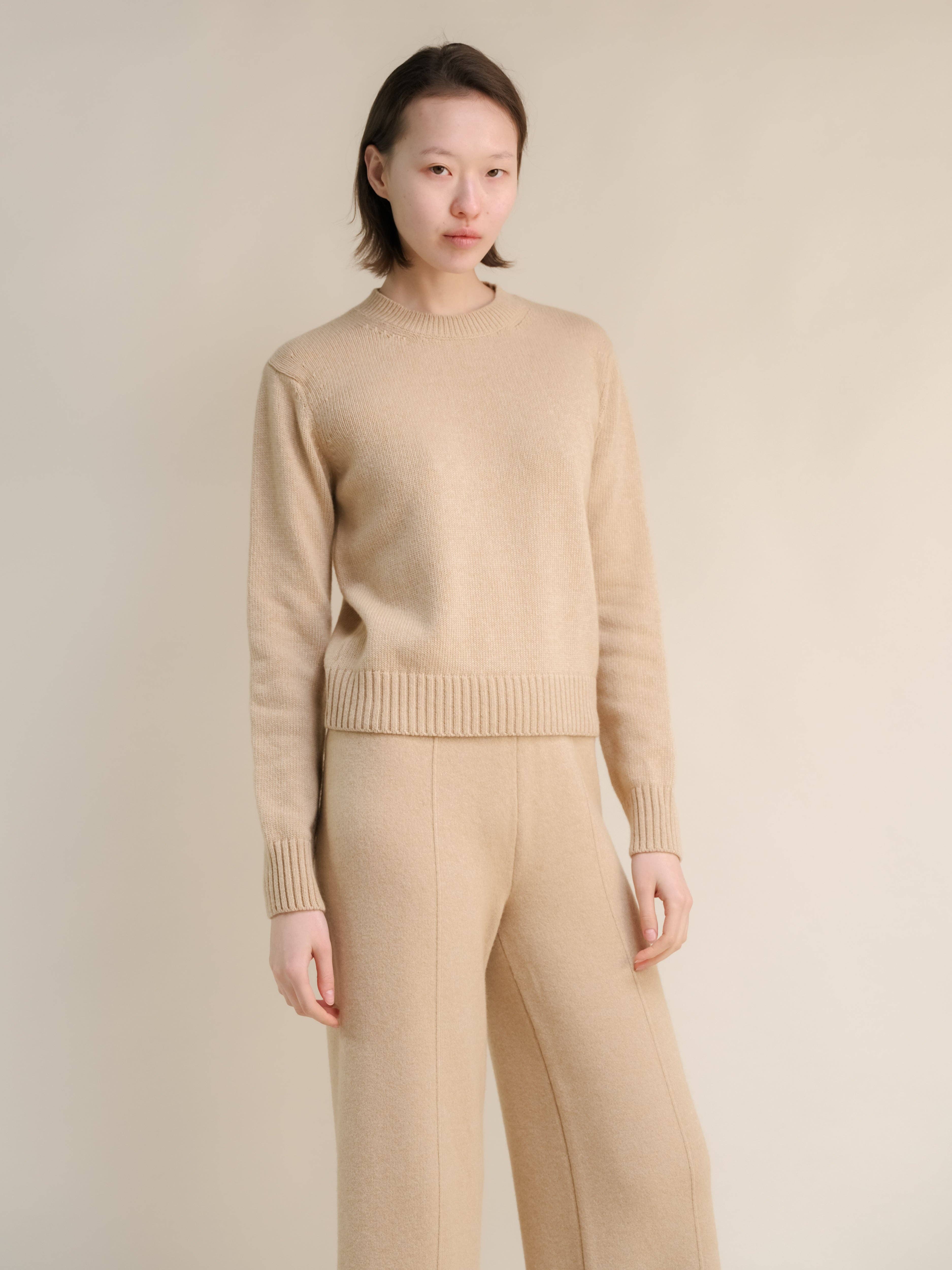 Lèmme - Wholesale Knit Sweater - Women's - Cashmere Mix Crewneck Sweater13