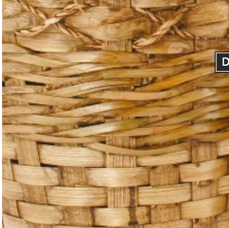 WALD IMPORTS - Wholesale Plant Pot - Double 6" Dark Stained Bamboo Planter Basket1