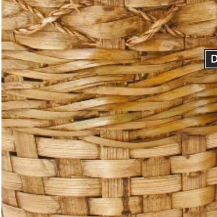 WALD IMPORTS - Wholesale Plant Pot - Double 6" Dark Stained Bamboo Planter Basket1