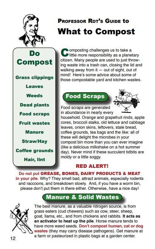 Microcosm Publishing & Distribution - Vente Livre sur la nature et les activités de plein air - Le compostage en toute simplicité (Zine)3