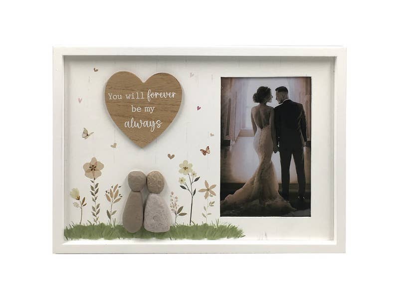 Cubby House by Malmar - Wholesale Decorative figurine - 28x20cm Frame For 6x4" Photo With Wedding Design