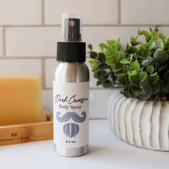 Dark Crimson Body Spray (For Men) for wholesale by Patchouli Garden