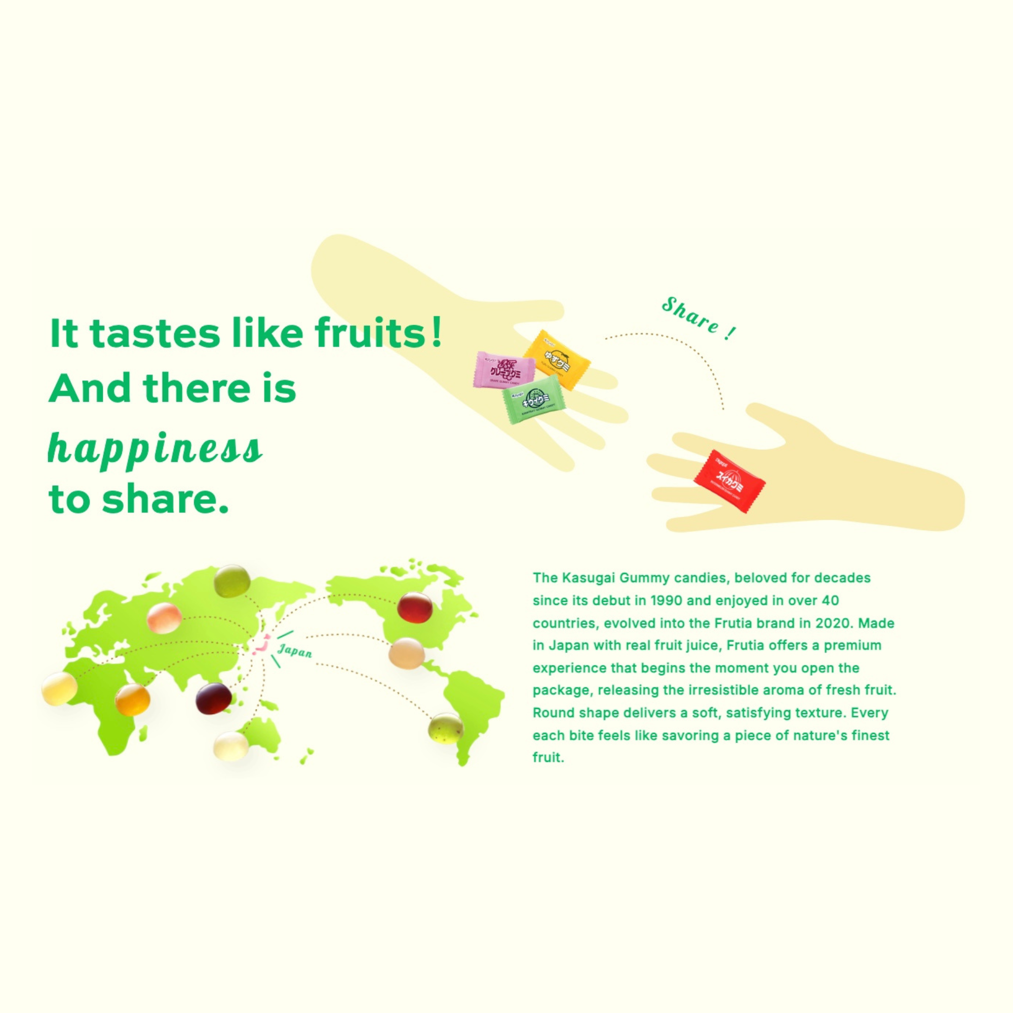 Tanuki Towne - Wholesale Gummy - Kasugai Japanese Fruit Flavored Gummies 3