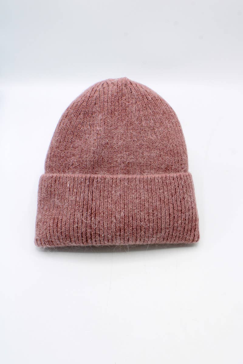 Hologramme Paris - Wholesale Beanie - Women's - Classic Plain Lined Angora Beanie20