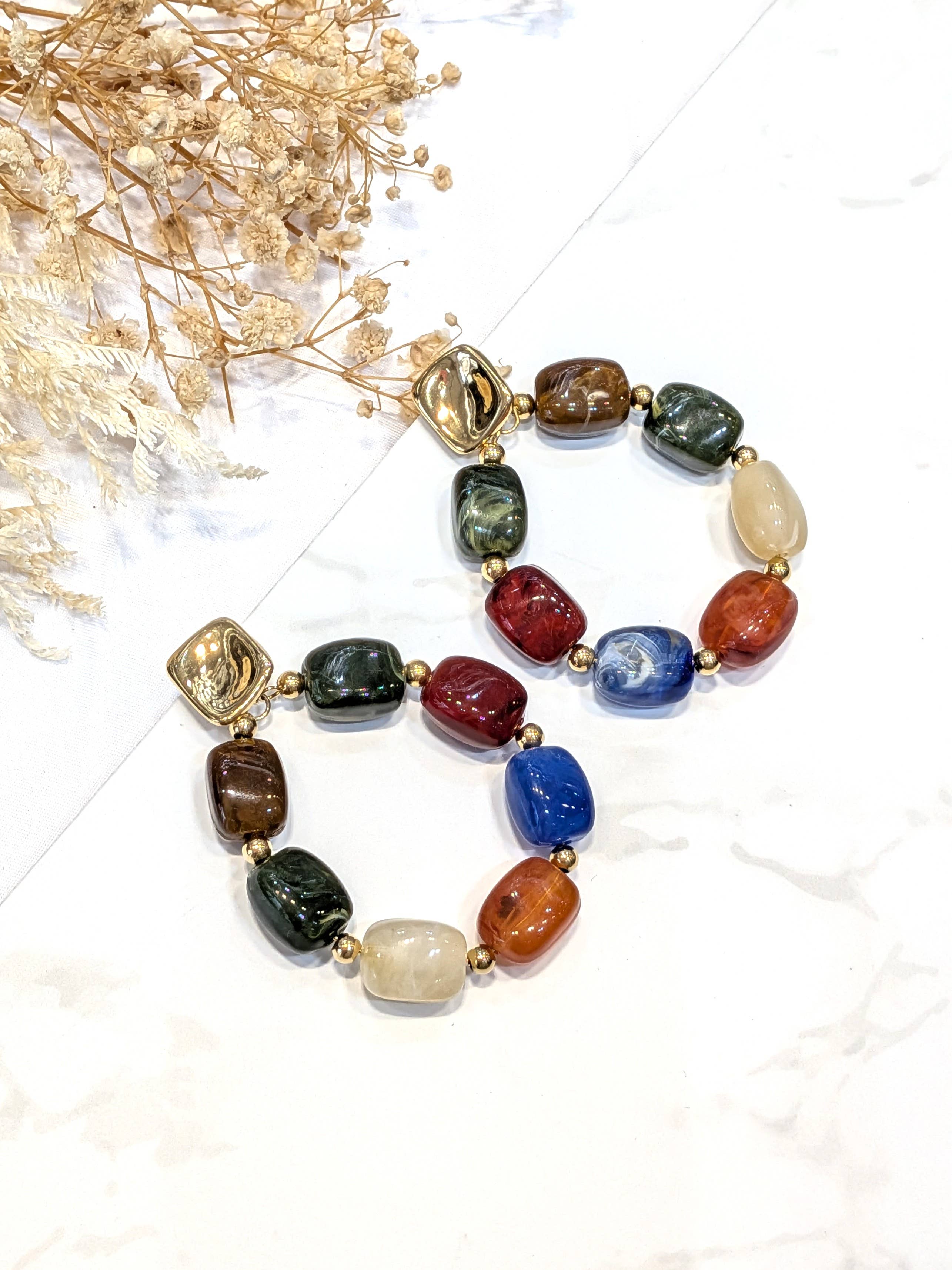 LOLO & YAYA – Brincos de argola por atacado – Brinco Lambally em aço inoxidável0