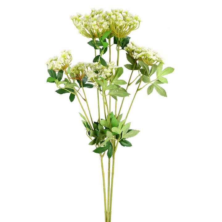 Vickerman 29.5" White Baby's Breath 3/pk for wholesale by Vickerman