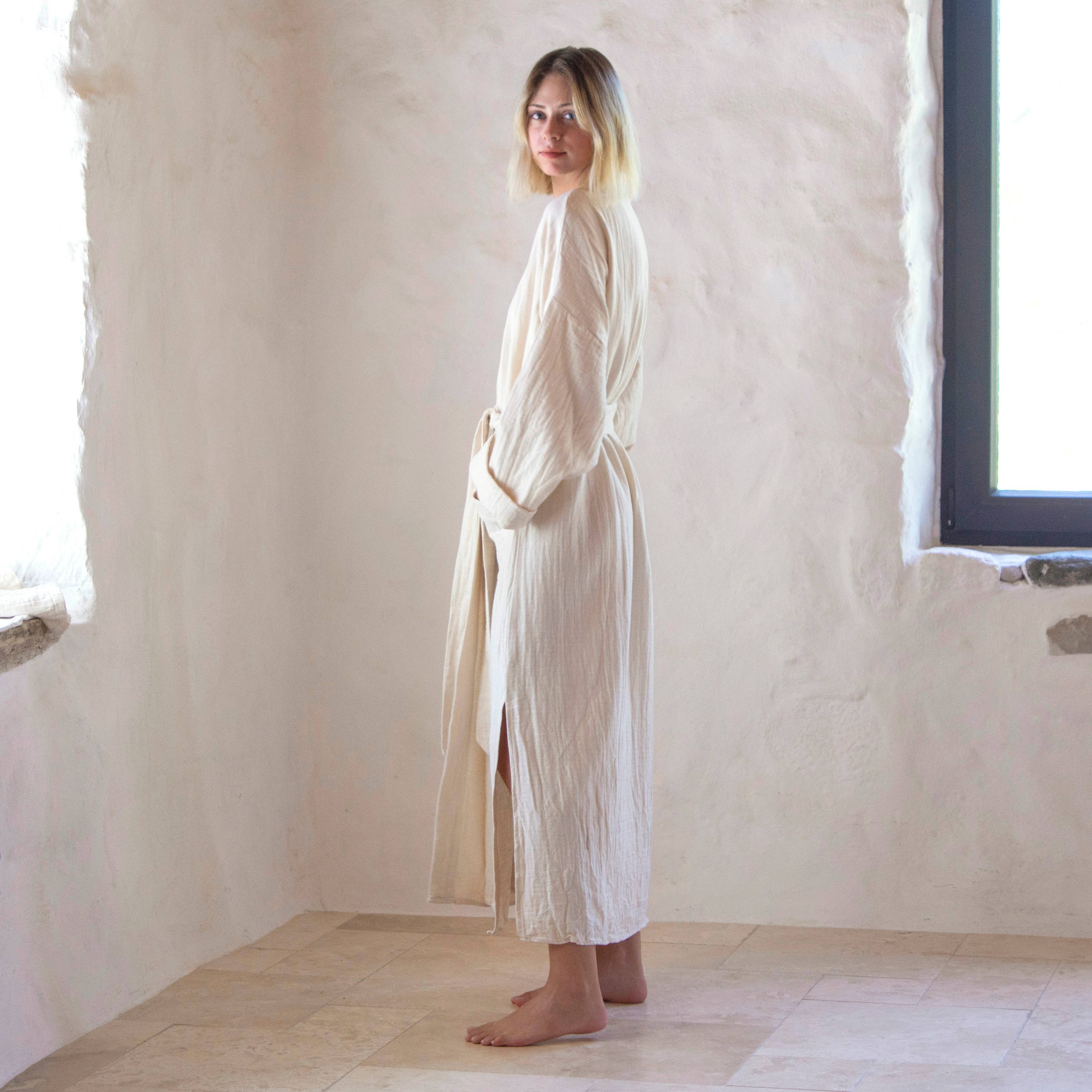 loom.ist - Wholesale Robe - Women's - Muslin double-layered cotton robe32