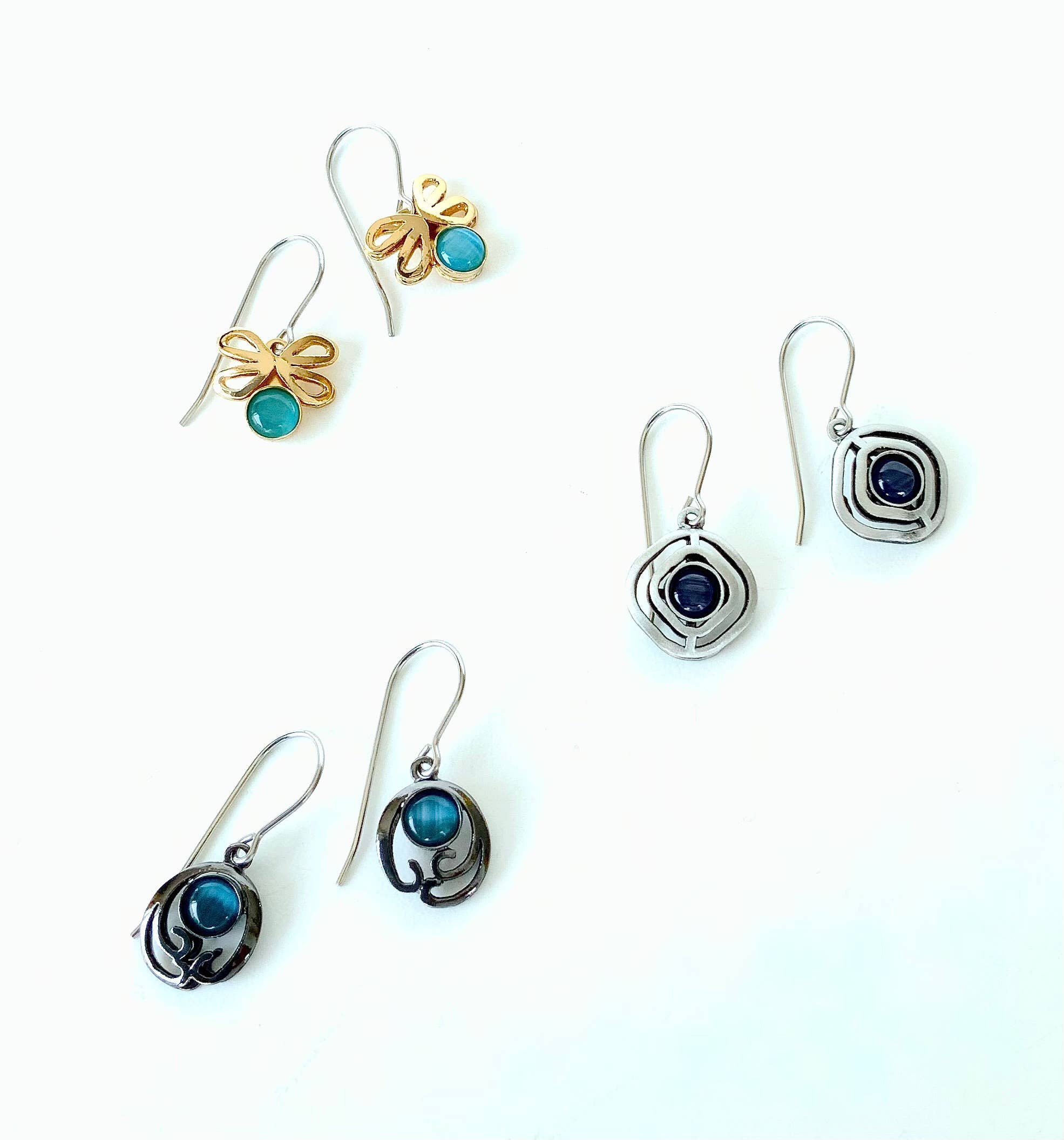 Christophe Poly / Crono Design – Engroshandel Smykkesæt – ØRERINGE Forpakning (DW12.1) - 15x Mini WireEars & Gratis Displays38