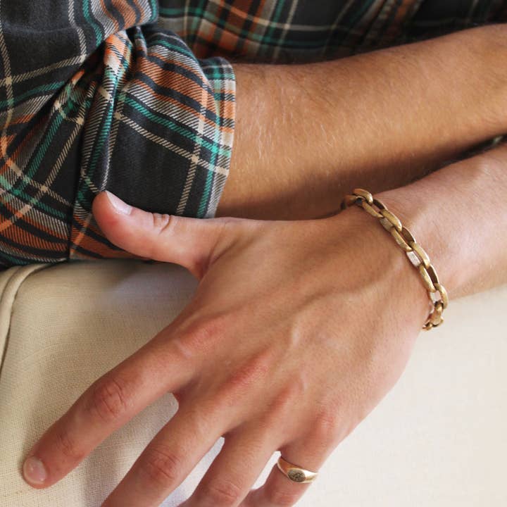 REMOVED BRAND - Vendita all'ingrosso Bracciali a catena e a maglie - Bracciale a catena romana Janus