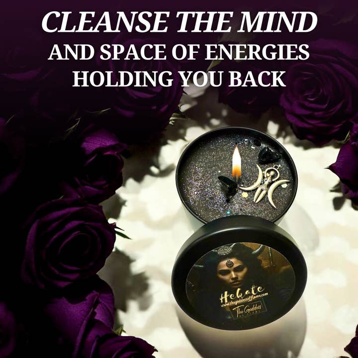 The Goddess of Flame - Wholesale Travel Candles - Hekate (Hecate) Conjuring Spell Candle9